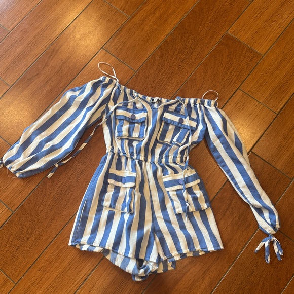 Lulus Striped Romper - Picture 4 of 5